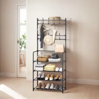 Zapatero Perchero Cuatro Niveles